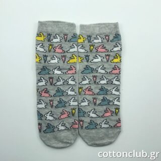 Γυναικείες Βαμβακερές Κάλτσες ”ΕΚΜΕΝ” Κουνελάκια