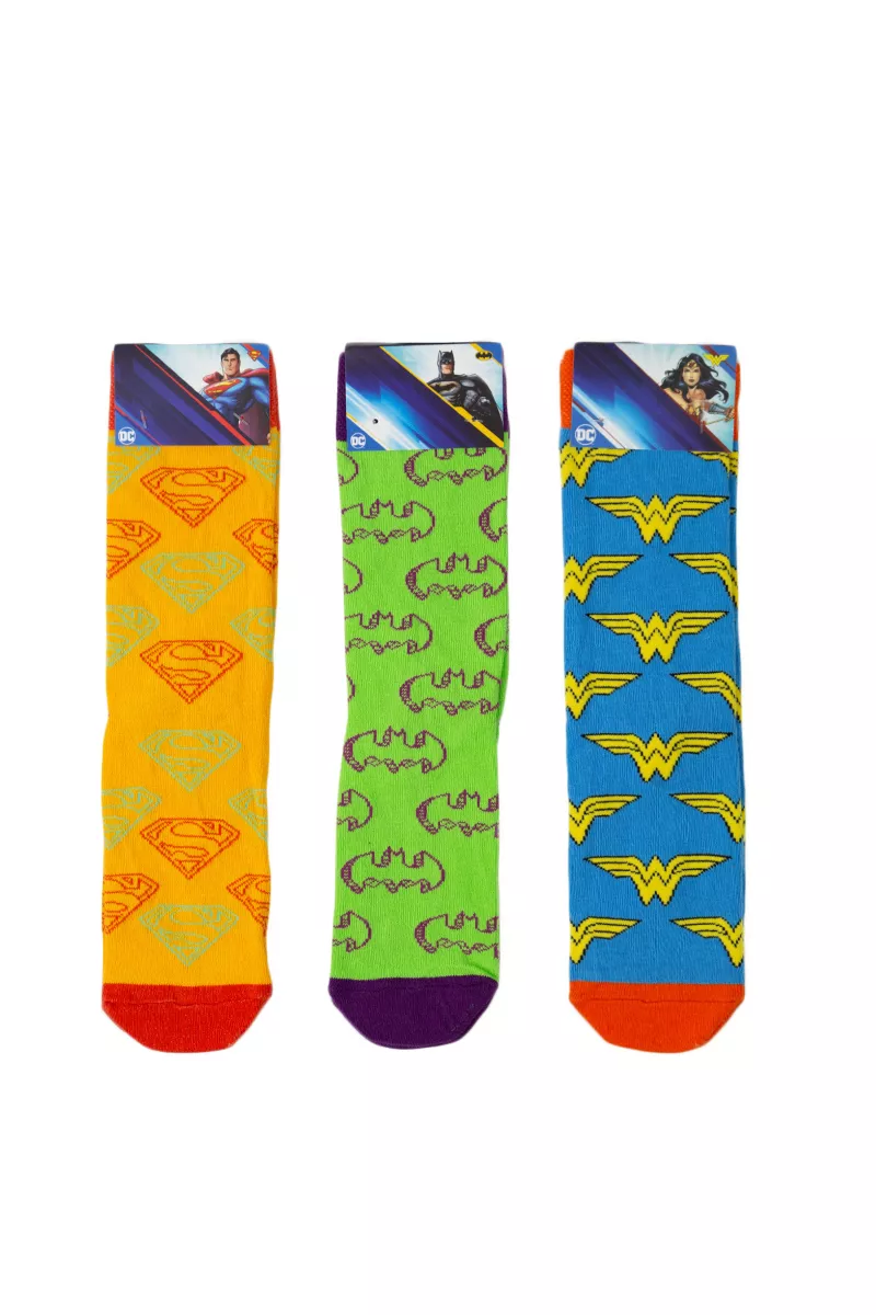 Unisex Βαμβακερή Κάλτσα Με Σχέδιο Ήρωες